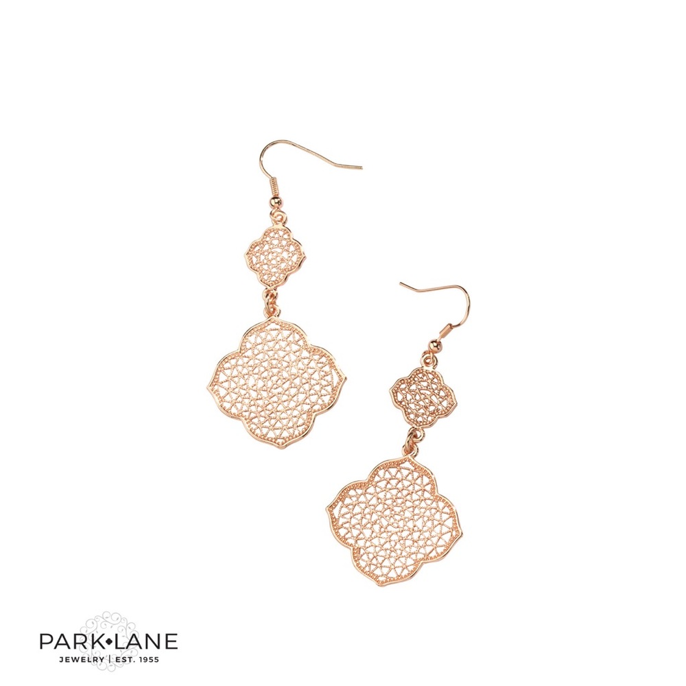 Rose Gold Moana Park Lane Earrings